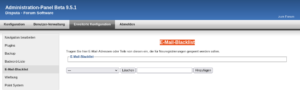 E-Mail-Blacklist